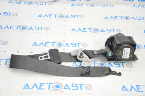 Passenger seat belt without tensioner Hyundai Sonata 15-17 black