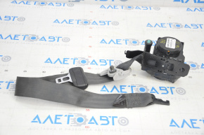 Passenger seat belt without tensioner Hyundai Sonata 15-17 black