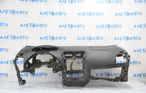 Torpedo front panel without AIRBAG Nissan Leaf 11-17 gray shot, scratches