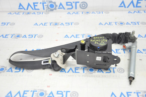 Driver's seat belt Nissan Rogue Sport 17-20 black, shot