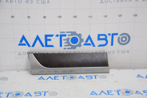 Dashboard cover left Subaru Outback 15-19 brown with chrome strip, worn