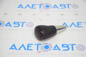 Gear knob Toyota Camry v50 12-14 usa rubber, insert under mahogany, scratches