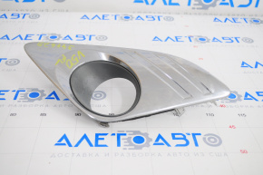 Left fog light frame Toyota Camry v50 12-14 usa XLE chrome, pokes on chrome