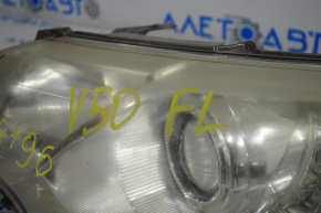 Headlight front left Toyota Camry v50 12-14 bare usa XLE, for polishing