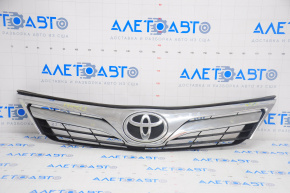 Grill radiator grill with badge Toyota Camry v50 12-14 usa LE XLE, swollen chrome
