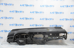 Torpedo front panel without AIRBAG Toyota Camry v70 18-20 black, shot