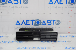 Front panel air duct deflector central VW Passat b8 16-19 USA black, under the clock