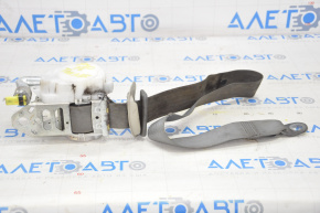 Toyota Prius 30 10-11 Driver Seat Belt Dark Gray Water Damage