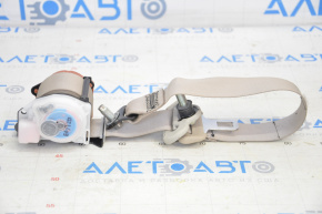Seat belt 2 row left Nissan Rogue 14-20 beige