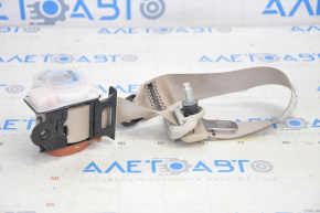 Seat belt 2 row left Nissan Rogue 14-20 beige