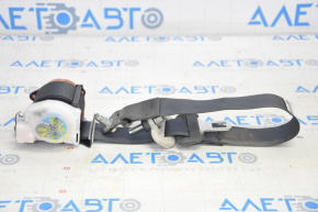 Seat belt 2 row left Nissan Rogue 2014-15 black