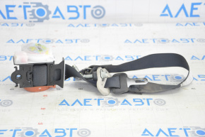 Seat belt 2 row left Nissan Rogue 2014-15 black