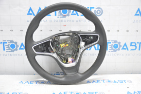 Naked steering wheel Chevrolet Malibu 16-22 black rubber, without buttons and paddles