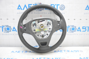 Naked steering wheel Chevrolet Malibu 16-22 black rubber, without buttons and paddles