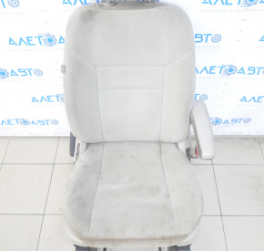 Passenger seat Dodge Grand Caravan 11-14 cloth, gray, mechanical, without airbag