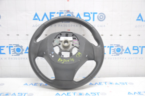 Naked steering wheel Nissan Rogue 14-16 leather black, wiped