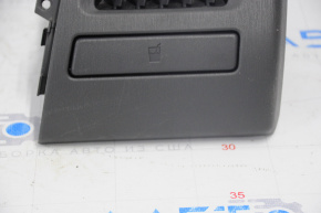 Right air duct with cup holder Toyota Prius V 12-12 dark gray, scratches
