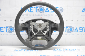 Naked steering wheel Toyota Sequoia 08-16 rubber black, without buttons and cruise control