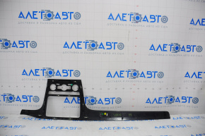 Central dashboard cover VW Passat b8 16-19 USA light gray, broken fasteners