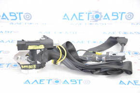 Passenger seat belt with tensioner VW Tiguan 13-18 rest, black, shot