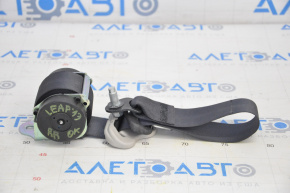 Rear right seat belt for Nissan Leaf 13-17, black