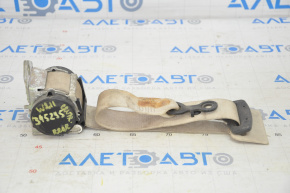 Rear central seat belt Mercedes W211 E350 beige, dry cleanable