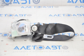 Seat belt, 3rd row, left, Nissan Pathfinder 13-20, black