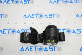 Seat belt rear right VW Atlas 18-24 black
