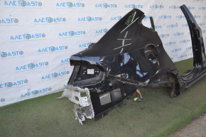 Quarter wing rear right Dodge Dart 13-14 black, with central pillar, dented