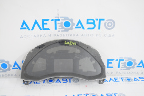 Instrument cluster main Nissan Leaf 13-17 broken fasteners, scratches, chips