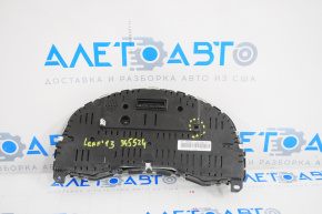 Instrument cluster main Nissan Leaf 13-17 broken fasteners, scratches, chips