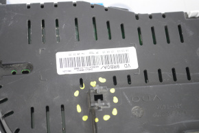 Instrument cluster main Nissan Leaf 13-17 broken fasteners, scratches, chips