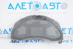 Instrument cluster main Nissan Leaf 13-13 broken creases, scratches