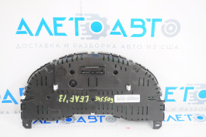 Instrument cluster main Nissan Leaf 13-17 cracks on glass, broken fasteners