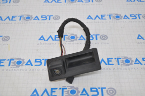 Rear view camera with handle and trunk release button VW Passat b8 16-19 USA broken latch