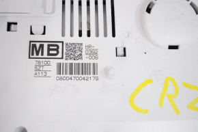 Honda CRZ 11-11 instrument cluster scratches