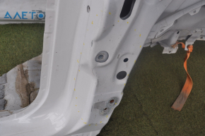 Front right quarter Ford C-max MK2 13-18 white, with central pillar dented