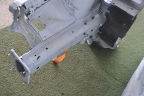 Front right quarter Ford C-max MK2 13-18 white, with central pillar dented