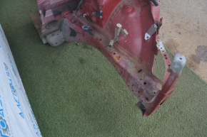 Quarter front left Nissan Pathfinder 13-20 red with central pillar