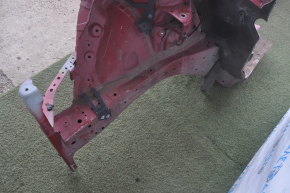 Front right quarter Nissan Pathfinder 13-20 red with central pillar, butt