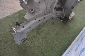 Front right quarter Toyota Prius 30 10-15 gold with central pillar, pokes
