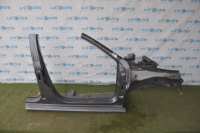 Front right quarter VW Passat b7 12-15 USA graphite, with central pillar, dented