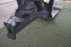 Front right quarter VW Passat b7 12-15 USA graphite, with central pillar, dented