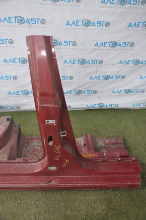 Rear Wing Sunset Right VW Jetta 11-18 USA Red with B-Pillar