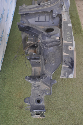 Front left quarter VW Passat b7 12-15 USA blue, with central pillar, dented threshold