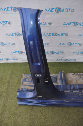 Front right quarter VW Passat b8 16-19 USA blue with central pillar, without side member, dented
