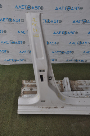 Front right quarter VW Passat b7 12-15 USA white with central pillar