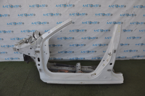 Front left quarter Honda Accord 13-17 white, with central pillar, without side member, dented