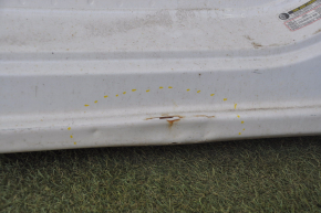 Front left quarter Honda Accord 13-17 white, with central pillar, without side member, dented