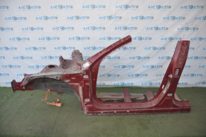 Front left quarter Kia Optima 11-16 red, with central pillar